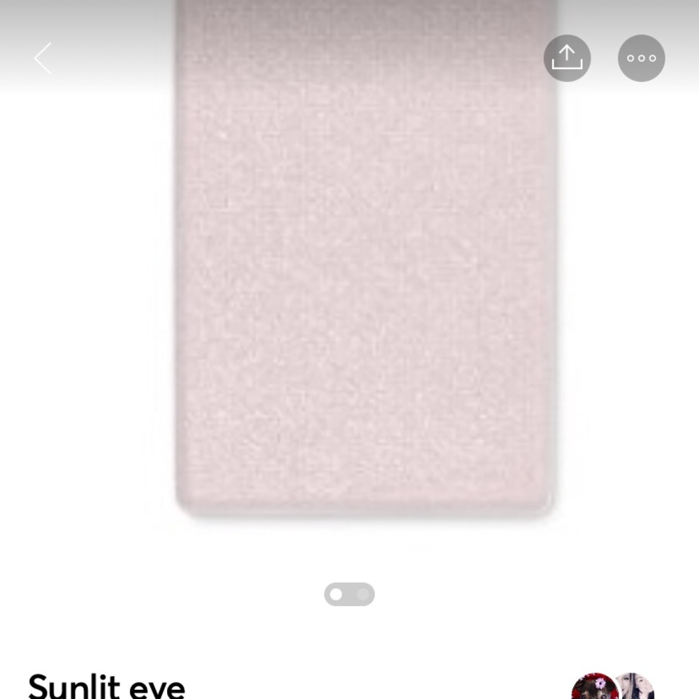 Sunlit eyeshadow